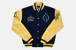 Black and Yellow Varsity Jacket