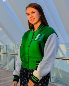 Green Varsity Jacket 