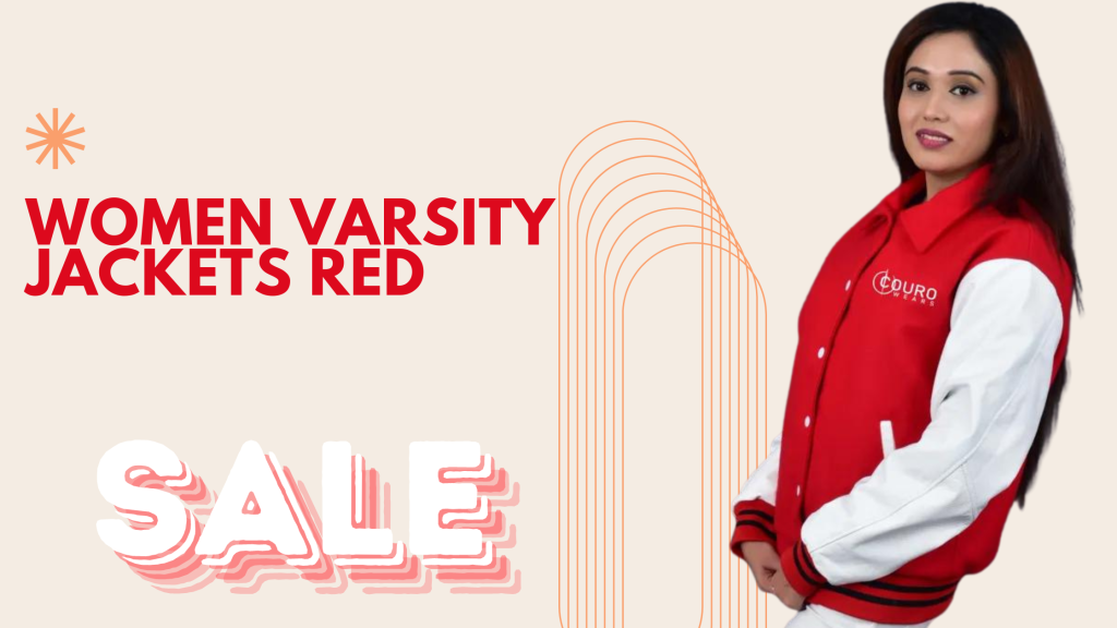 Women Varsity Jackets Red