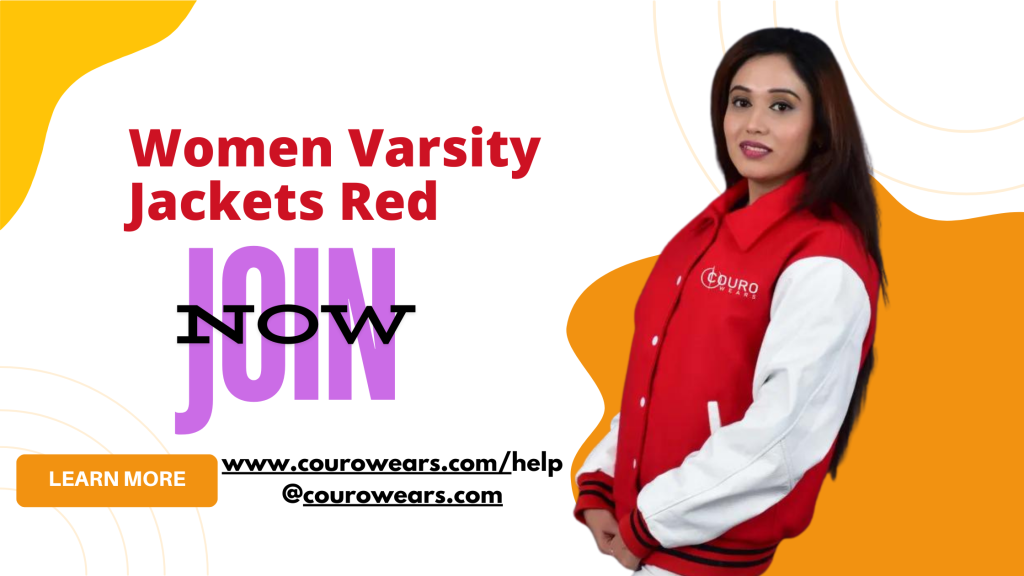 Women Varsity Jackets Red