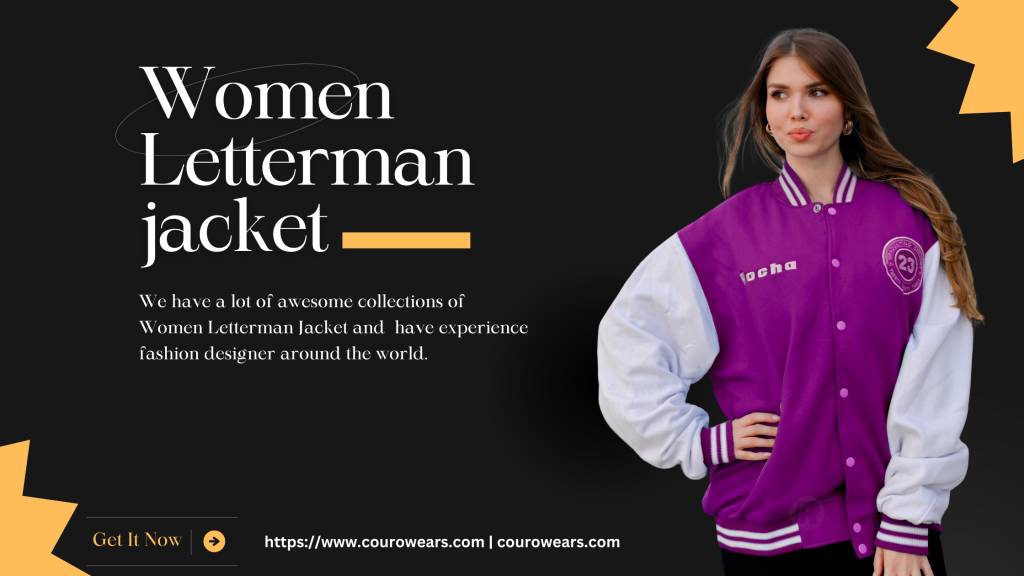 Women Varsity Jacket Twill