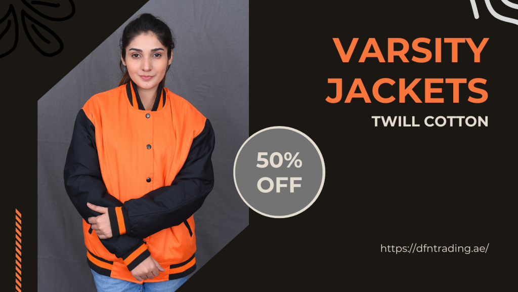 Women Varsity Jackets Twill Cotton