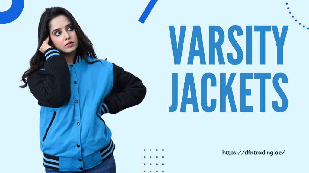 Women Letterman Jackets Cotton Fleece