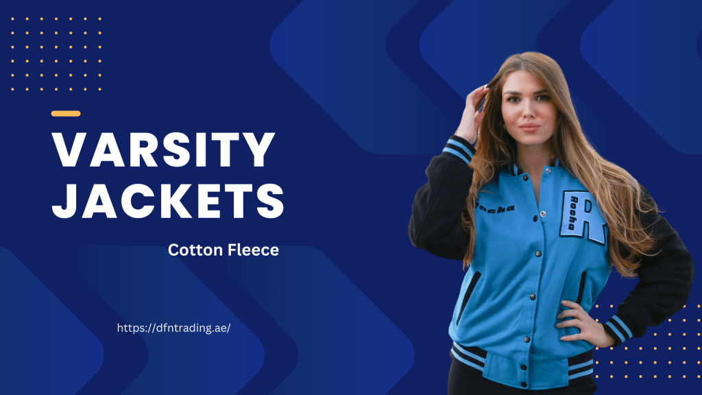 Women Varsity Jackets Cotton Fleece