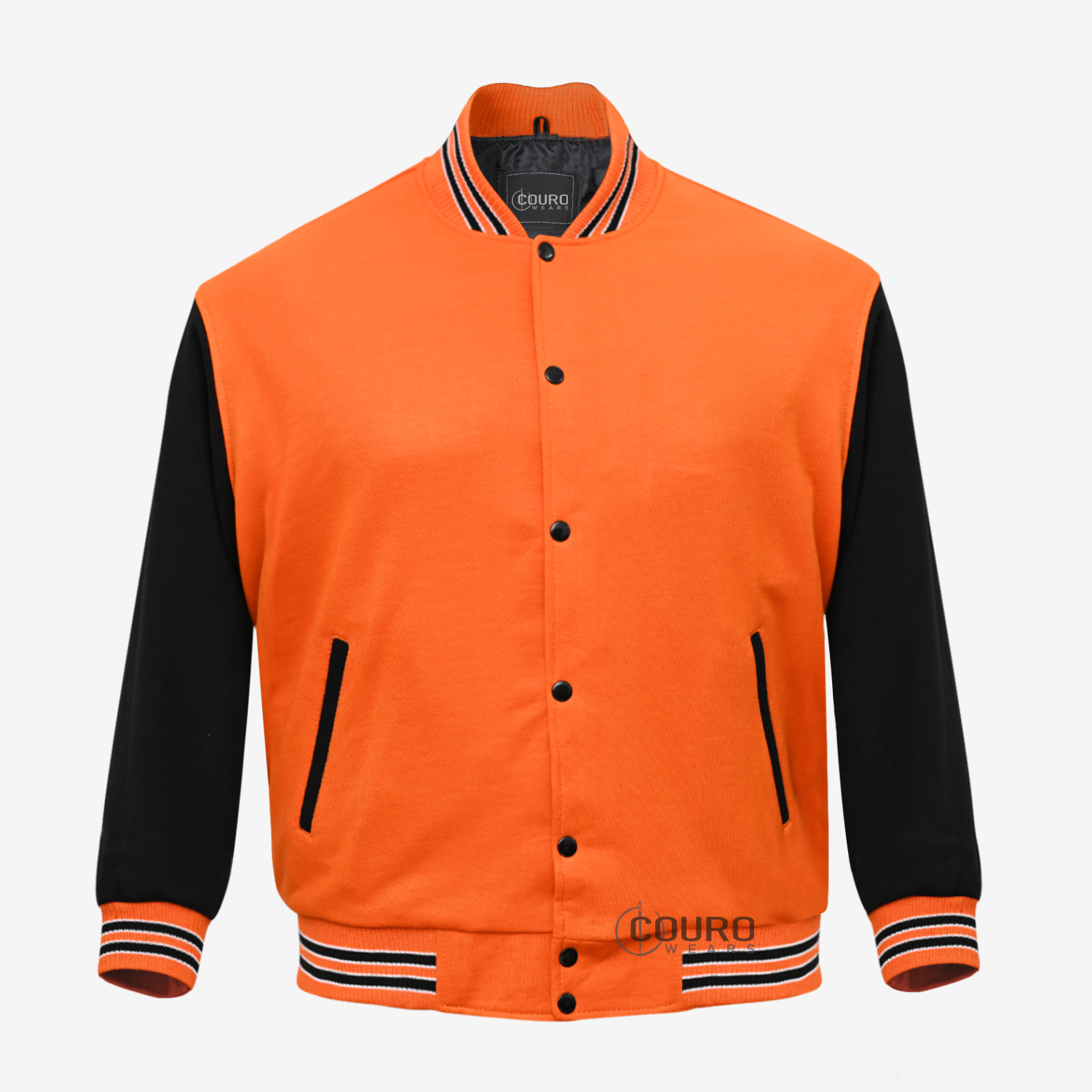 Custom Orange Varsity Jackets