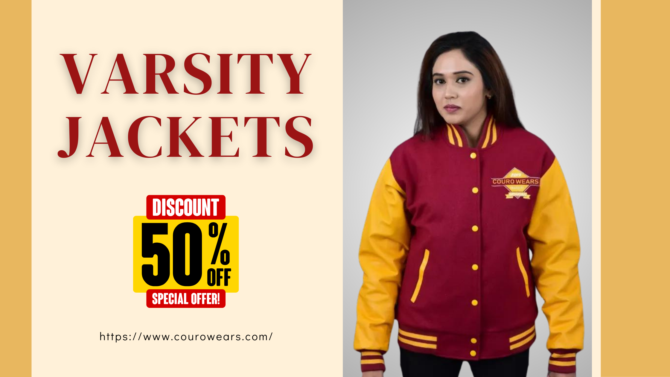 Varsity Jacket Leather Sleeves