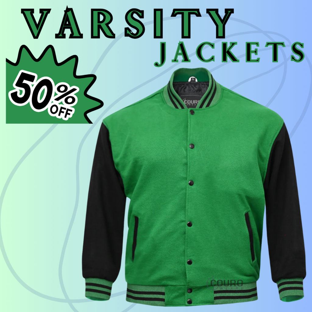 Custom Green Varsity Jackets