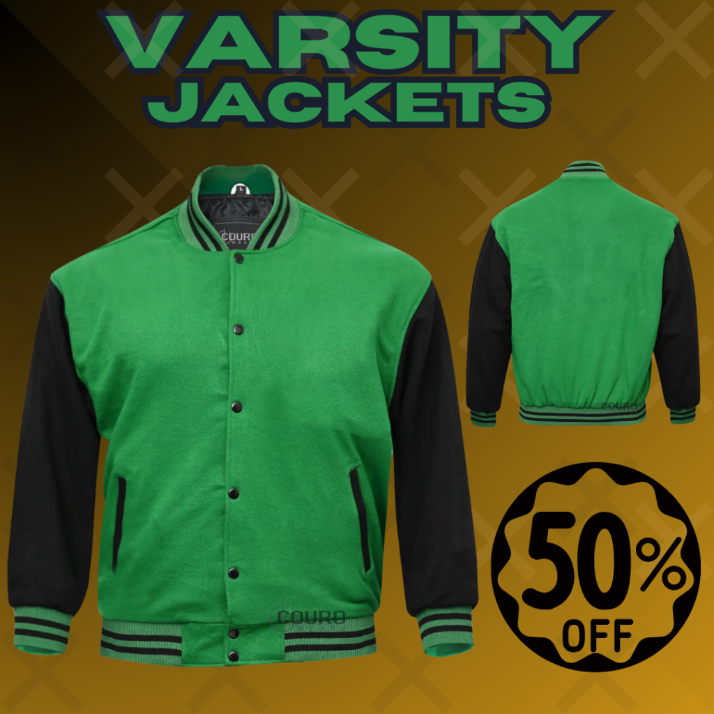 Custom Green Varsity Jackets