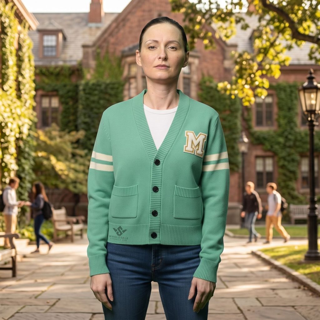 Custom-Embroidery-for-Varsity-Cardigan Custom Embroidery for Varsity Cardigan