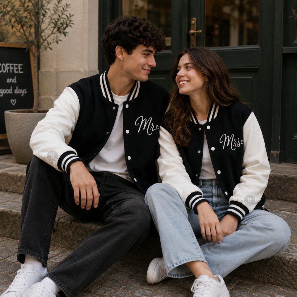 Varsity Jackets Mr And Mrs Embroidery Varsity Jackets Mr And Mrs Embroidery