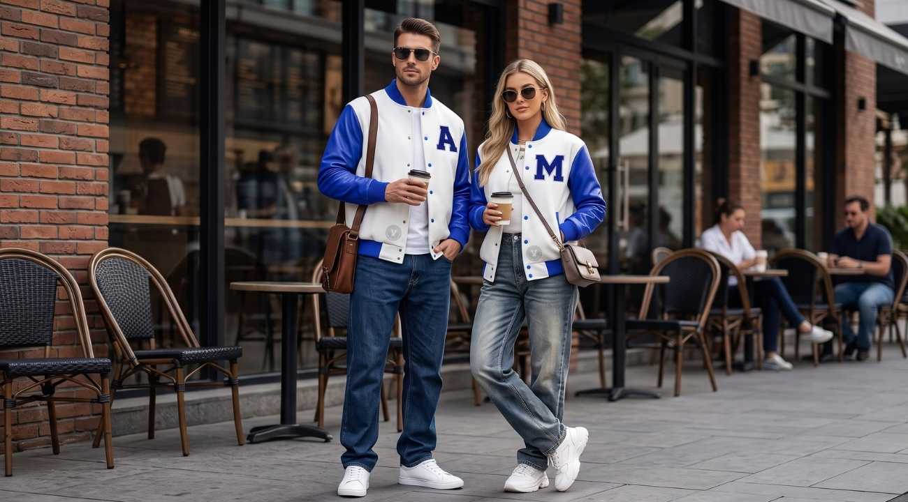Custom Design Varsity Jackets for Couples
