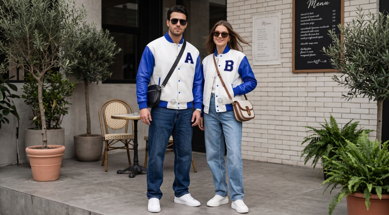 Custom Design Varsity Jackets for Couples
