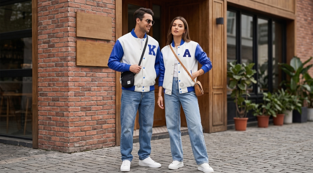 Custom Design Varsity Jackets for Couples