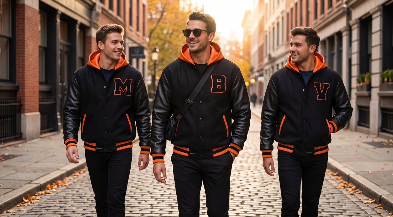 Stylish Wool Leather Varsity Jackets