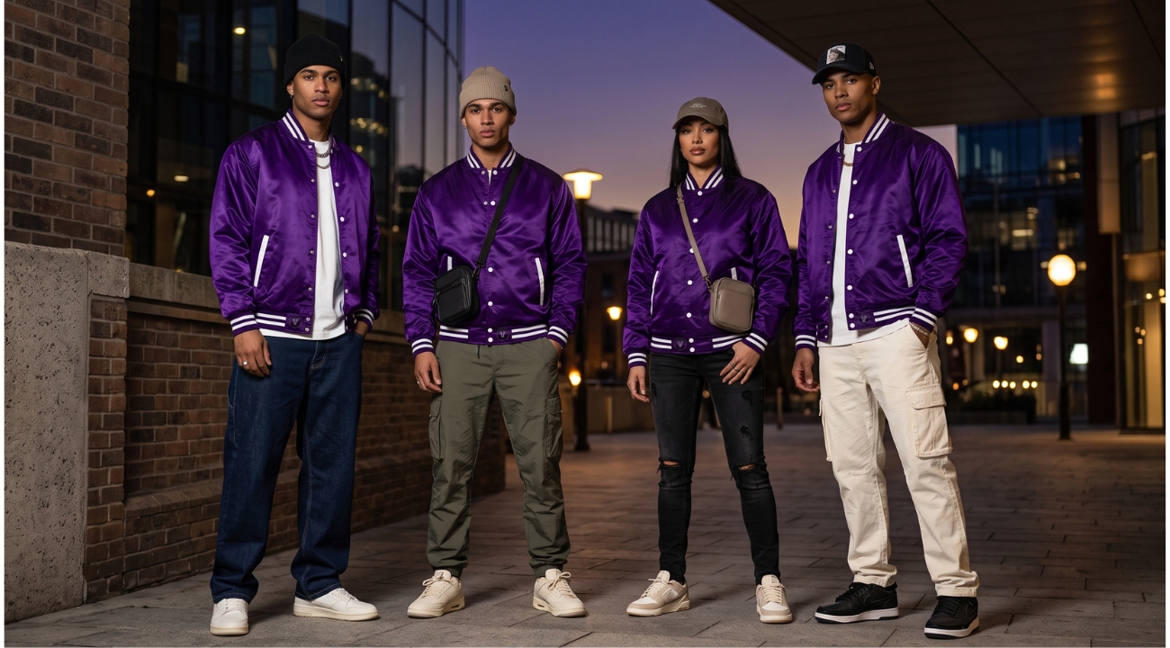 Varsity Jacket Satin Custom