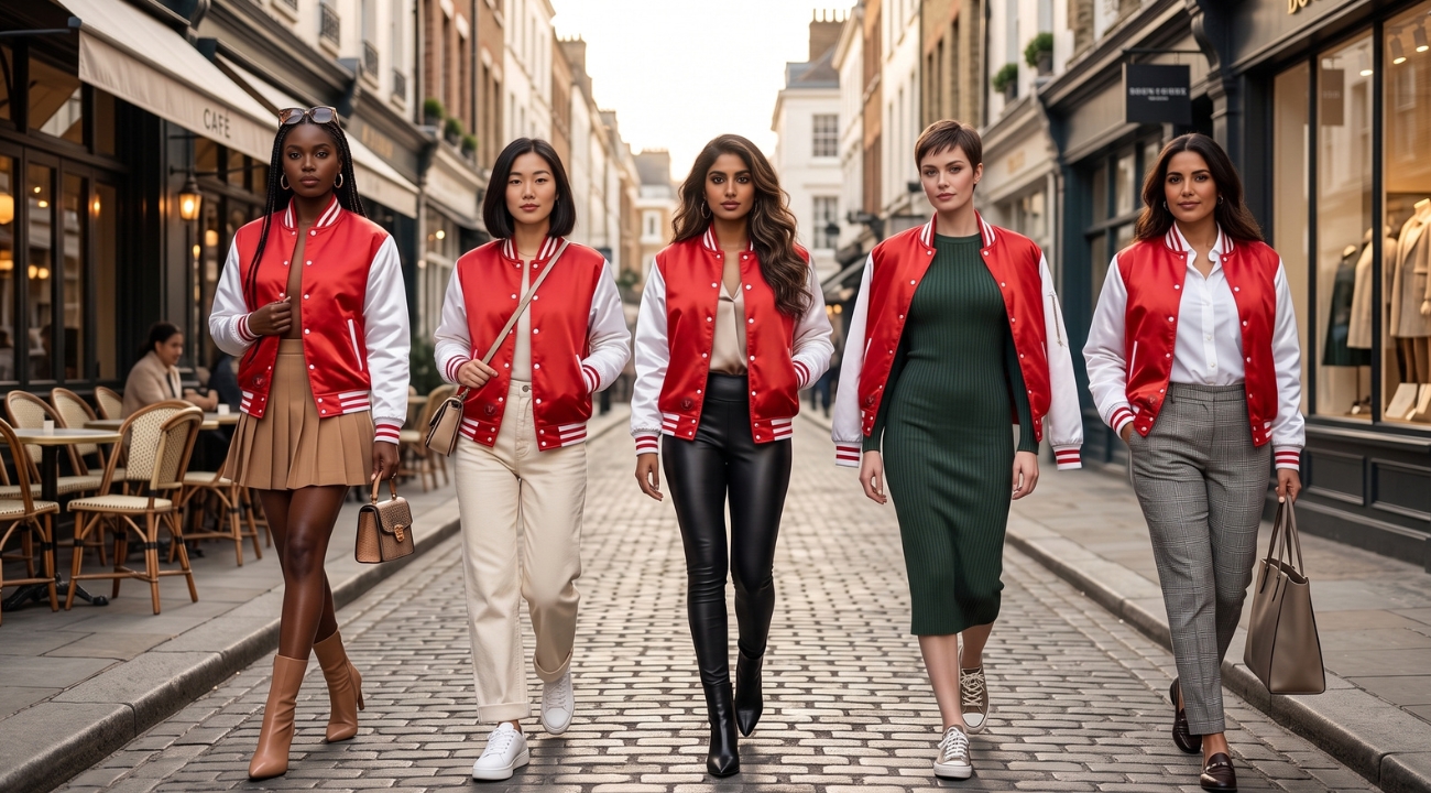 Varsity Jackets For Women Outfits