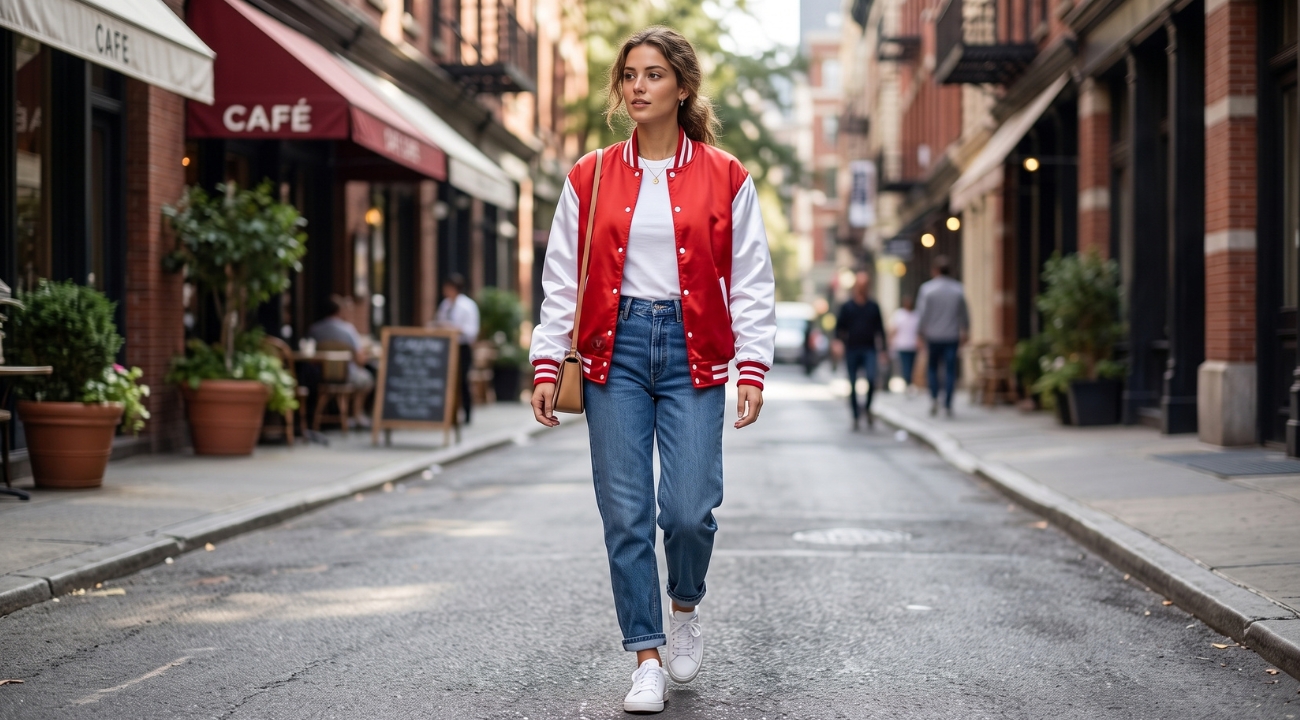 Varsity Jackets For Women Outfits