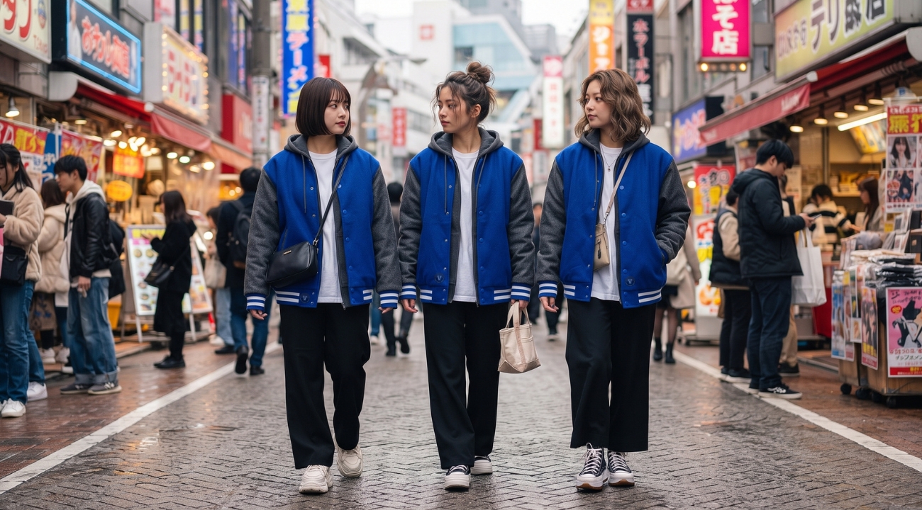 Varsity Jackets for Streetwear Tokyo Outfits