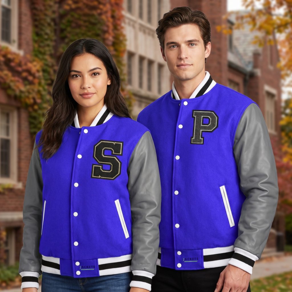 Wool And Leather Baseball Jackets Custom Made