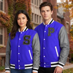 Wool And Leather Baseball Jackets Custom Made