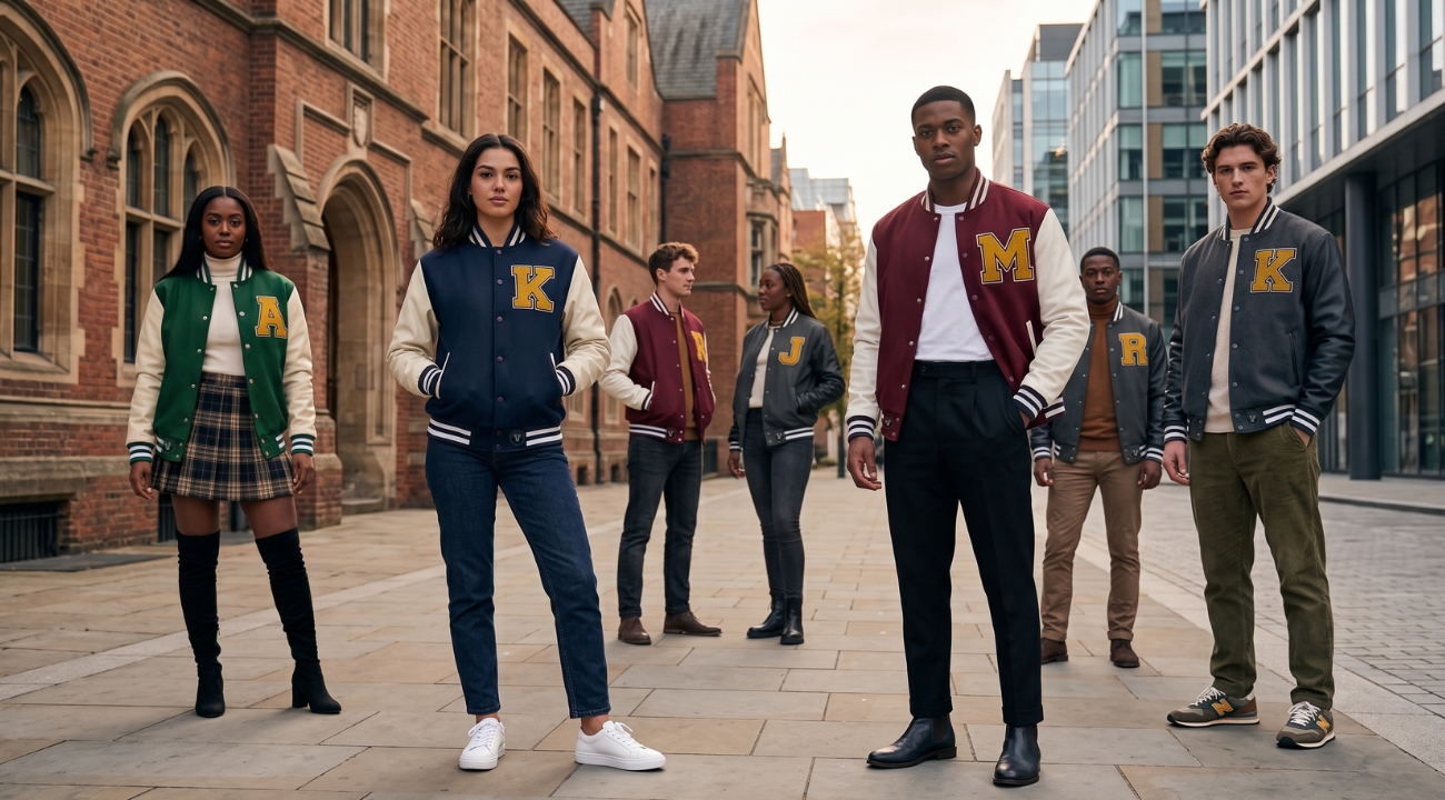 Custom Varsity Jackets in Street Fashion