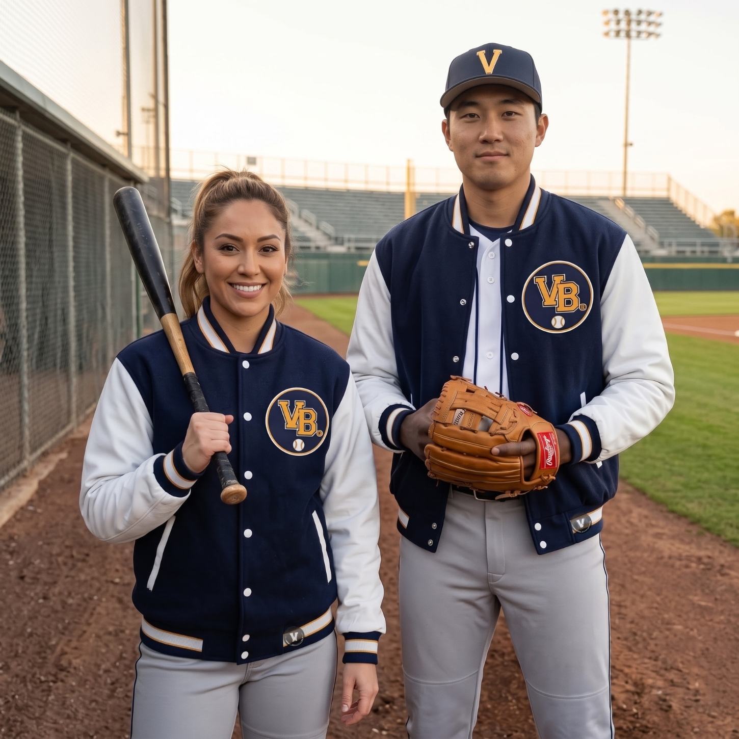 Custom Baseball Jackets With Embroidery
