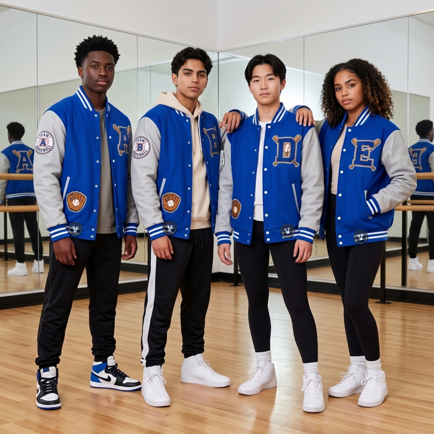 Dance Team Baseball Jackets Customized