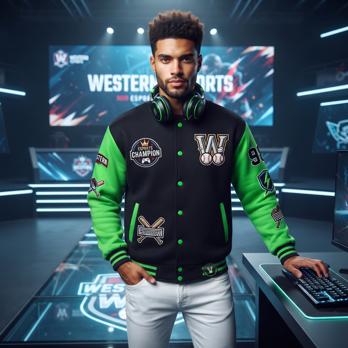 Esports Baseball Jackets Custom Design