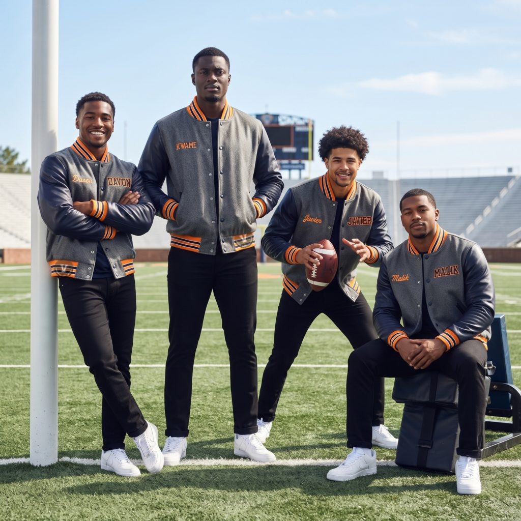 Football Team Jackets With Embroidery