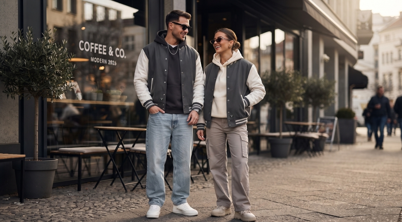 Matching Varsity Jackets For Couples Outfits
