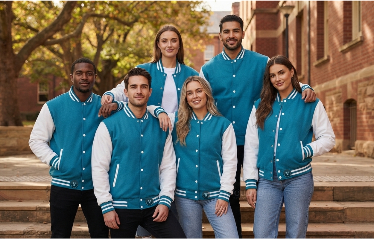 varsity jackets with waterproof coating