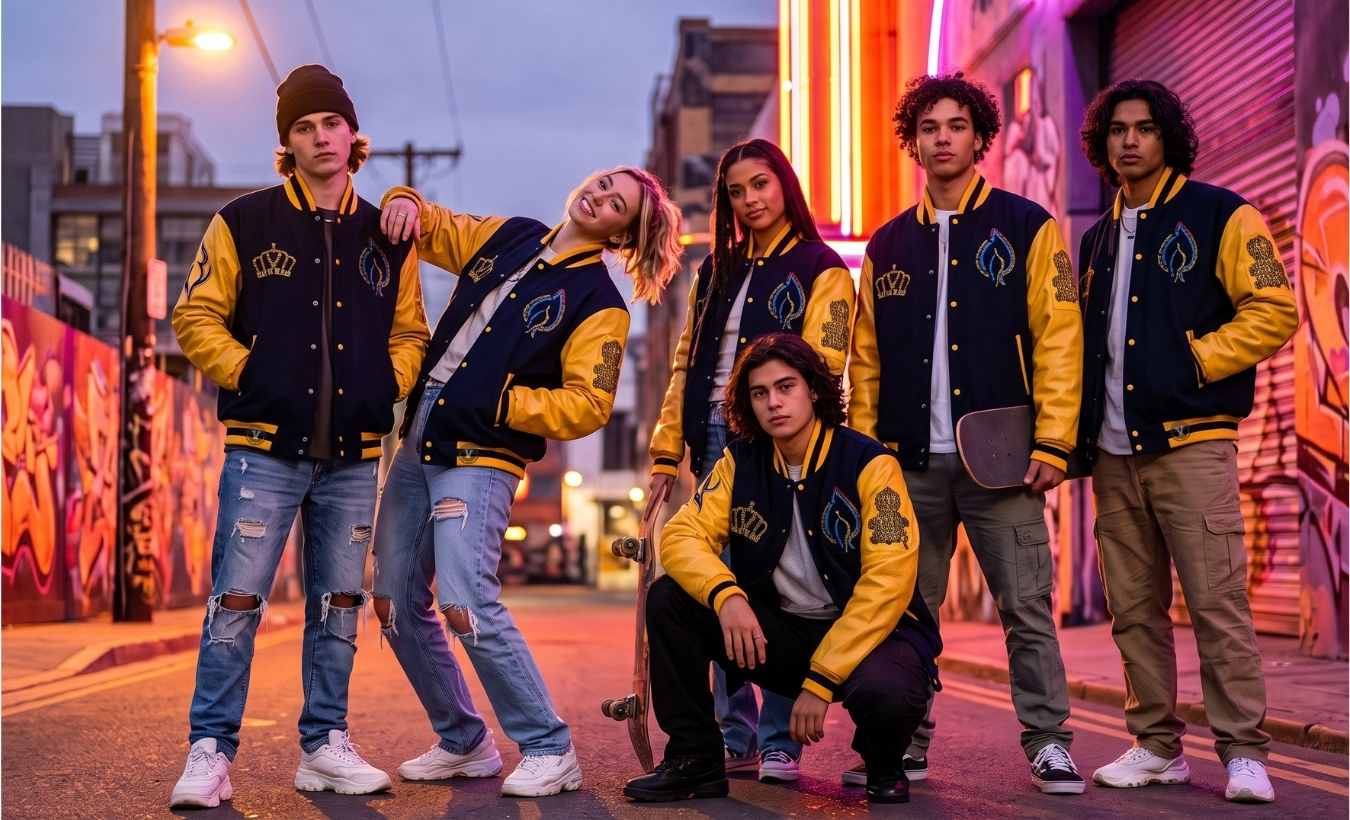 Streetwear Varsity Jackets for Teens