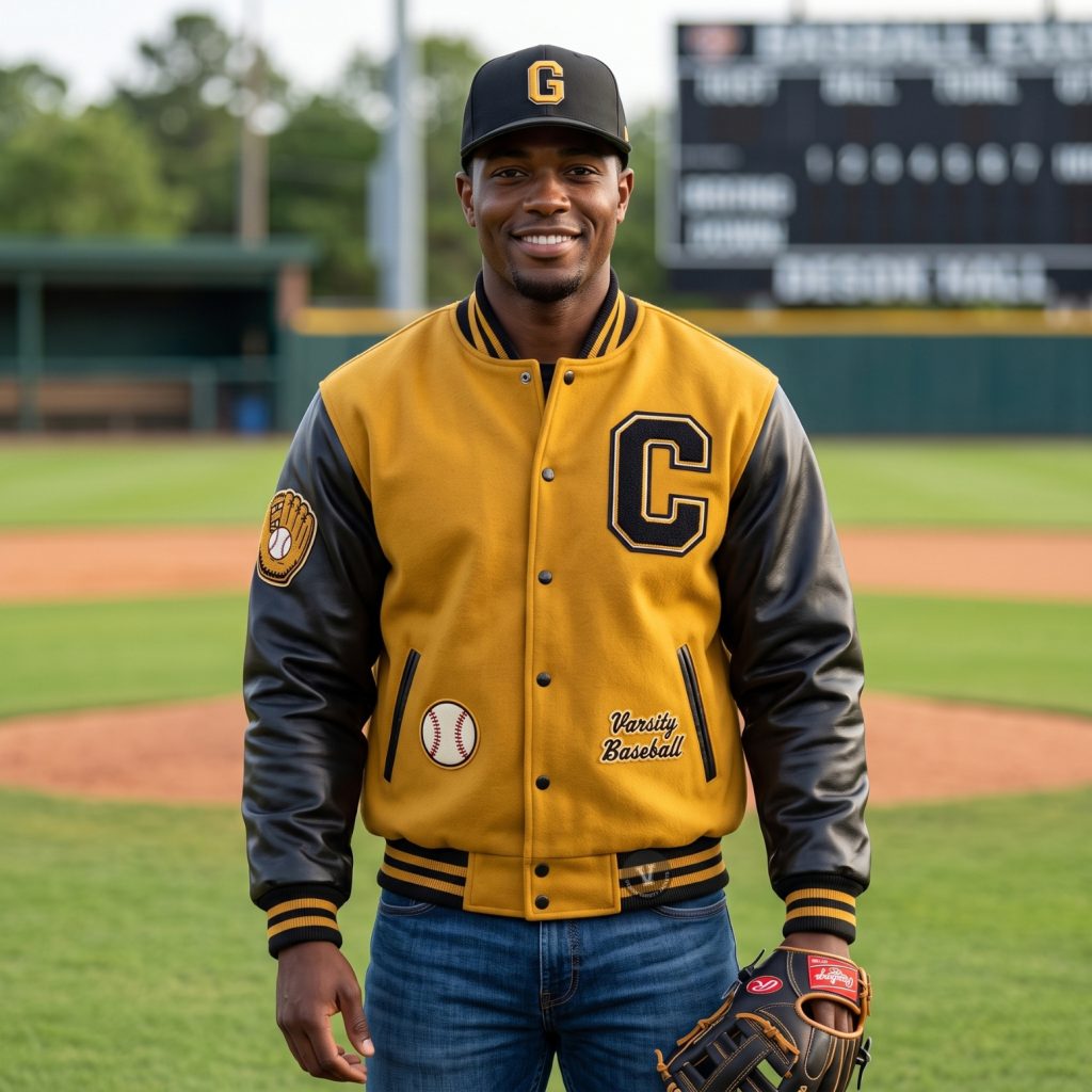Team Baseball Jackets With Patches