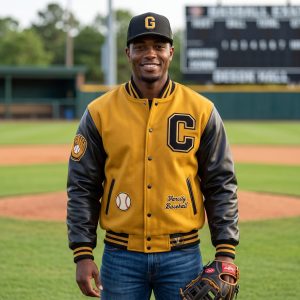 Team Baseball Jackets With Patches