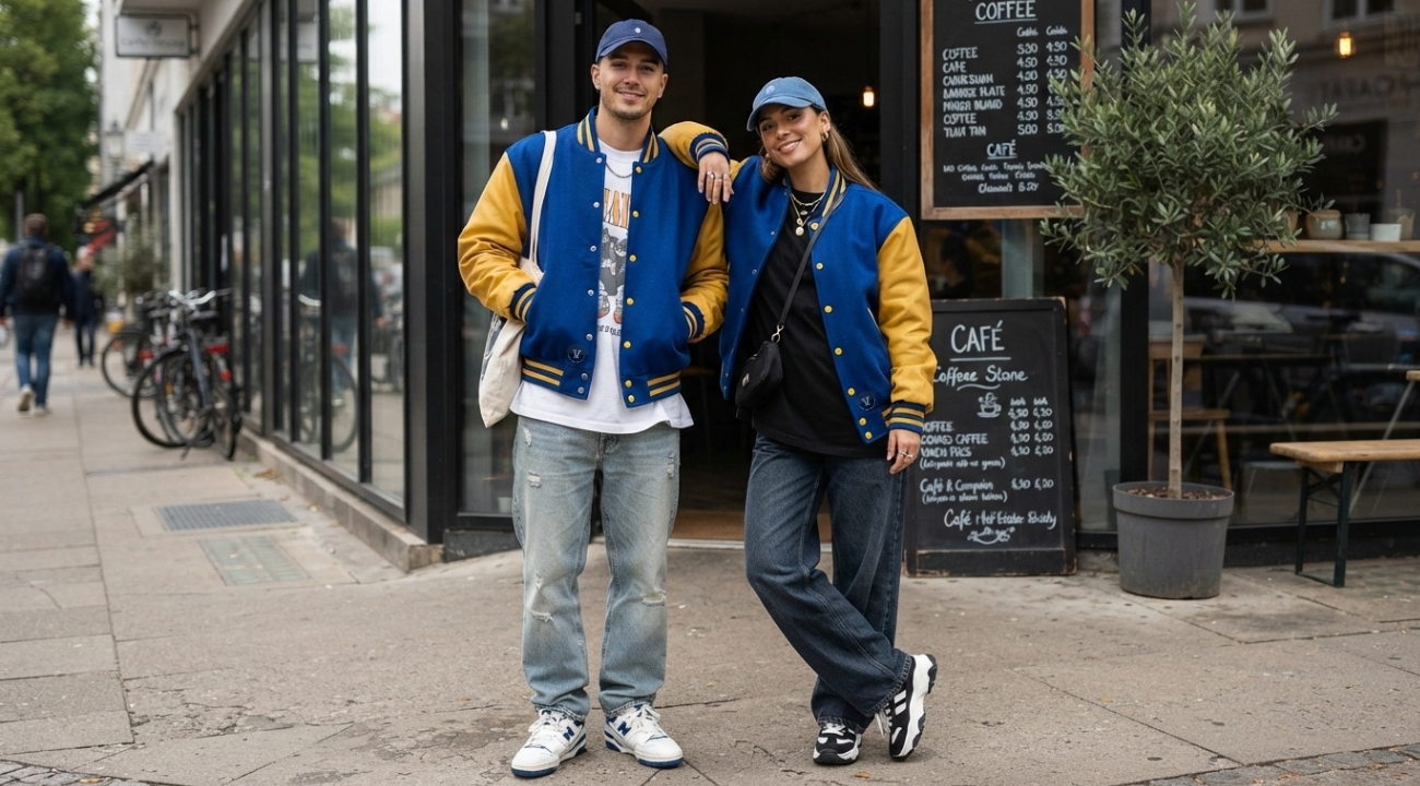 Varsity Jackets for Couples Outfits