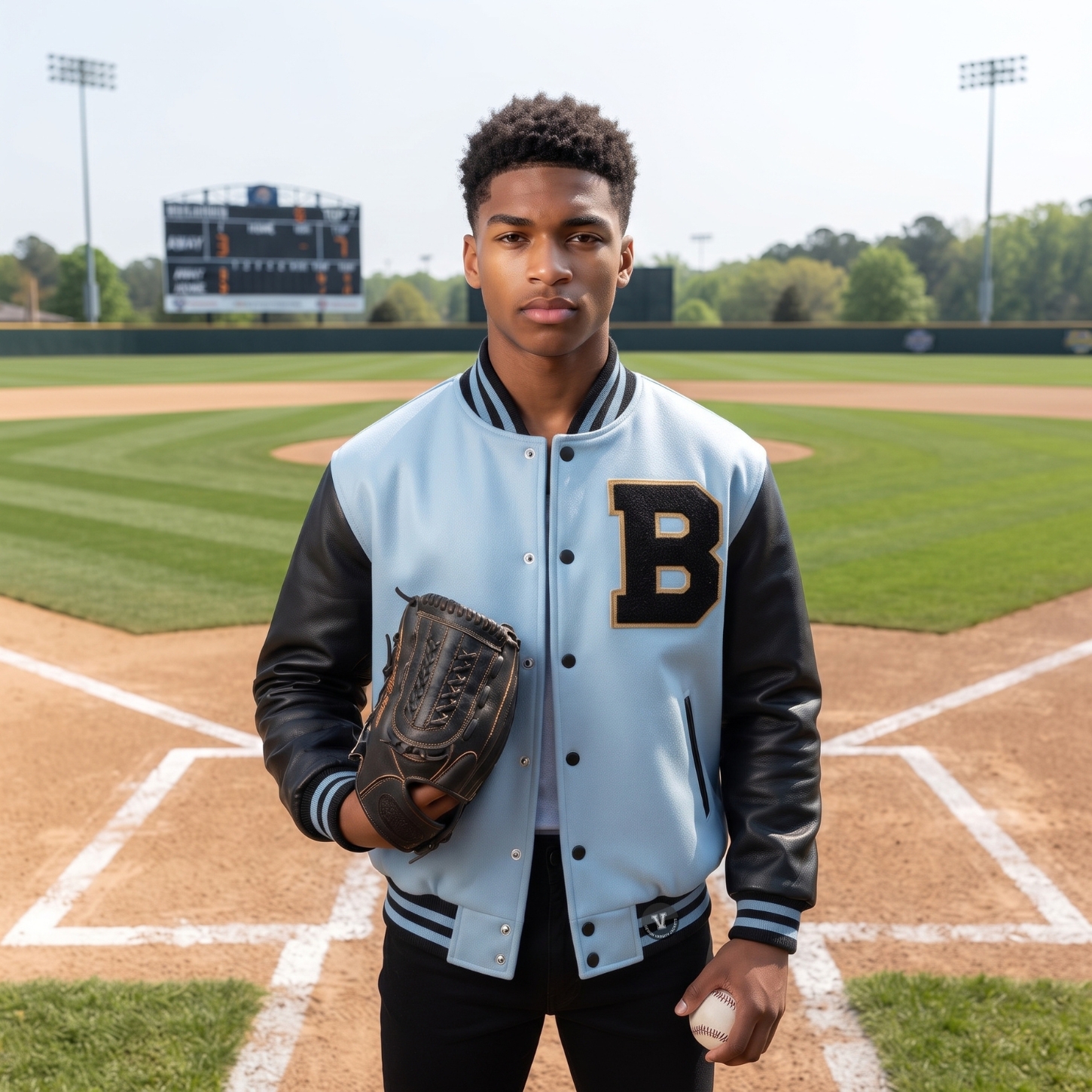 make your own baseball jacket with initials