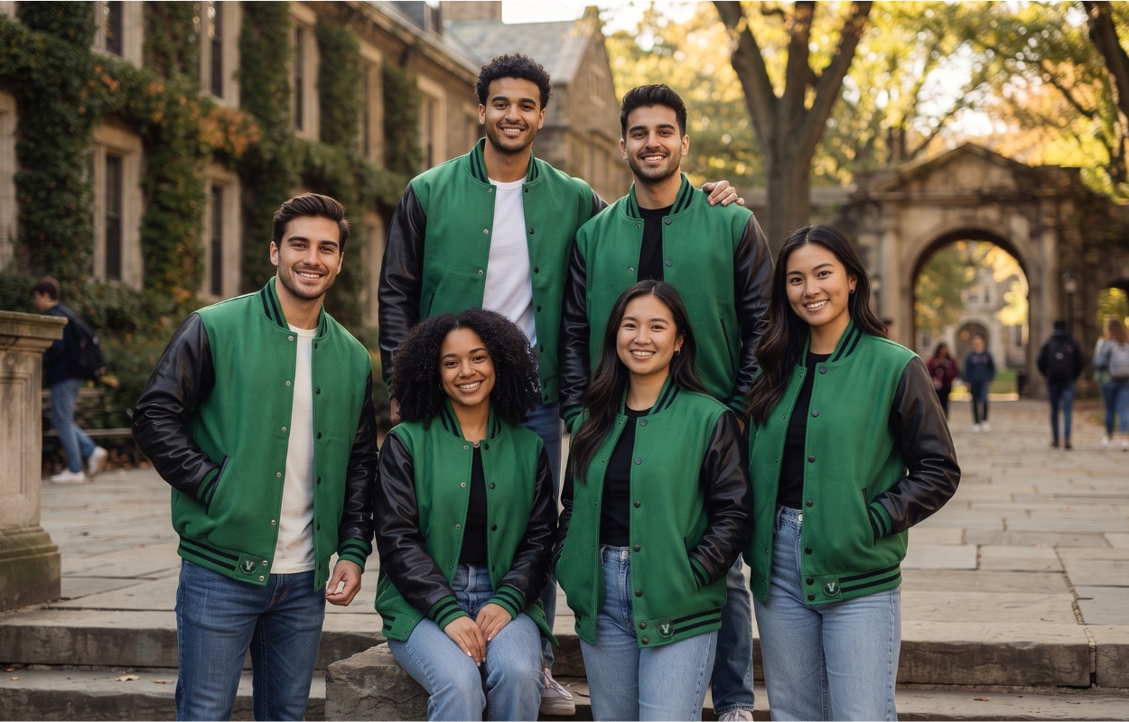 varsity jackets with waterproof coating