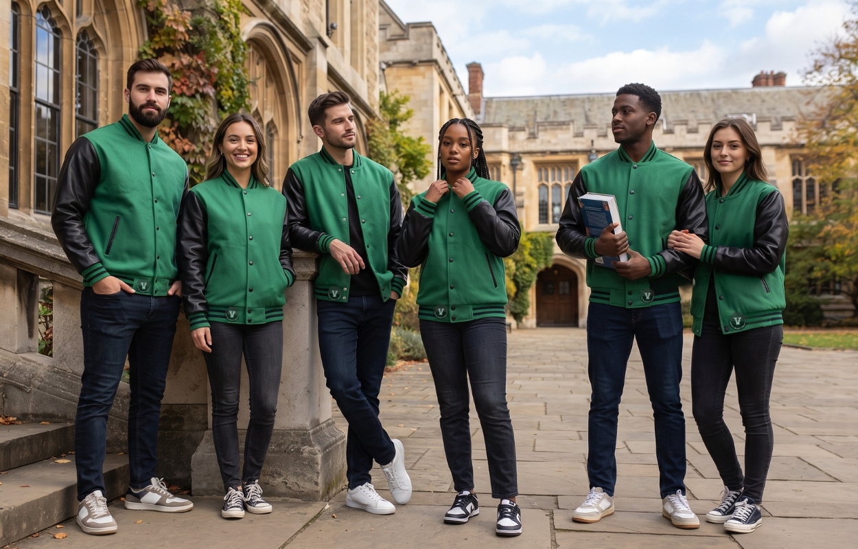 varsity jackets with waterproof coating